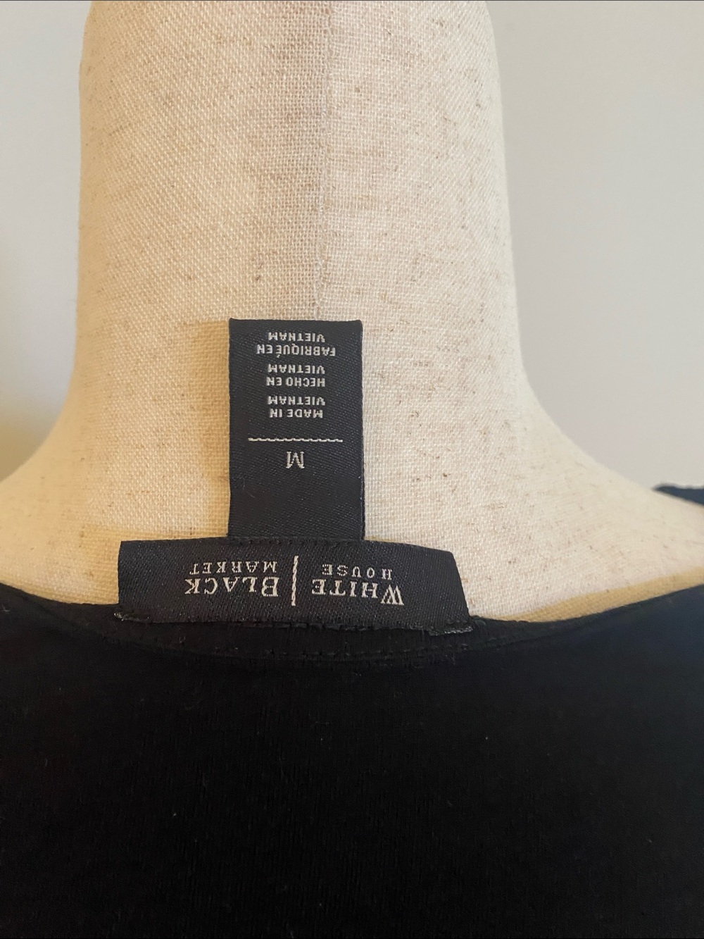White House Black Market Black Sleeveless Cowl-Neck Tank - Picture 5 of 5